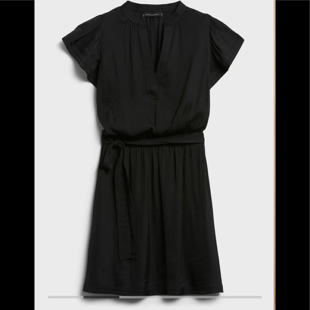 Banana Republic Flutter Sleeve Dress - New